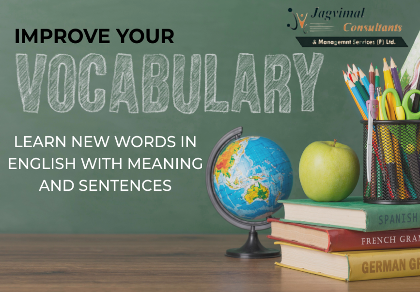 Improve Your Vocabulary: Learn New Words in English with Meaning and Sentences
